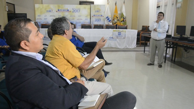 Delegación entregó a los dos delegados el informe de la Misión de Observadores Electorales sobre el proceso electoral del 19 de Febrero de 2017.
