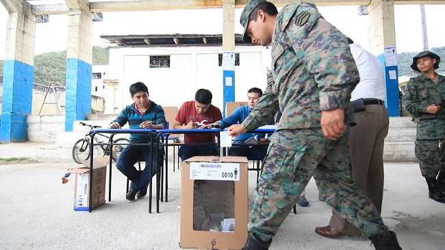 En Zamora Chinchipe hubo 352 Juntas Receptoras del Voto
