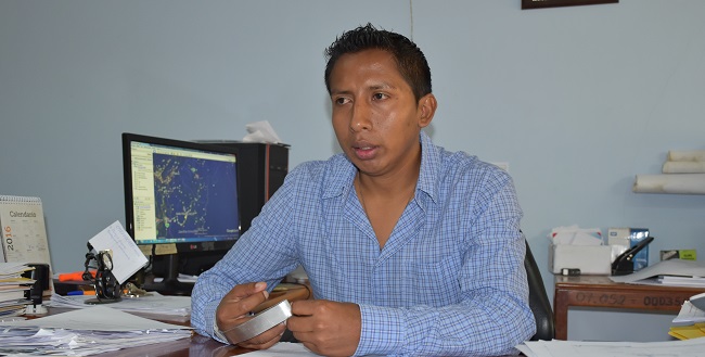 Jorge Paltín gerente de EMAPAZ mencionó que trabajan en la construcción de filtros en la planta de captación.