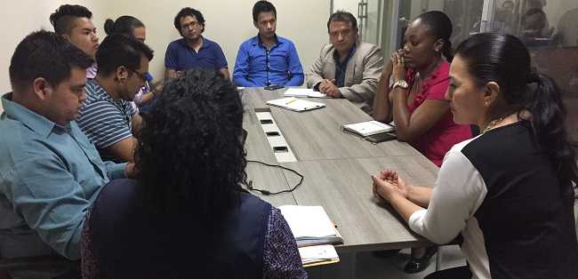 La actividad se desarrolló en el salón de reuniones del distrito MIES Zamora Chinchipe.
