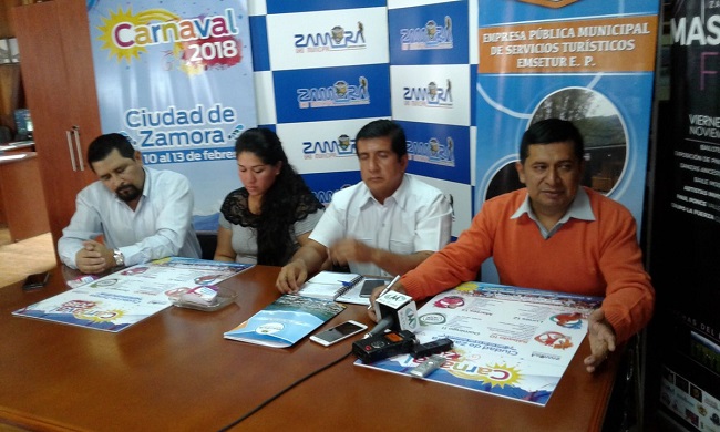 Autoridades de Emsetur se refirieron de la agenda festiva por carnaval.