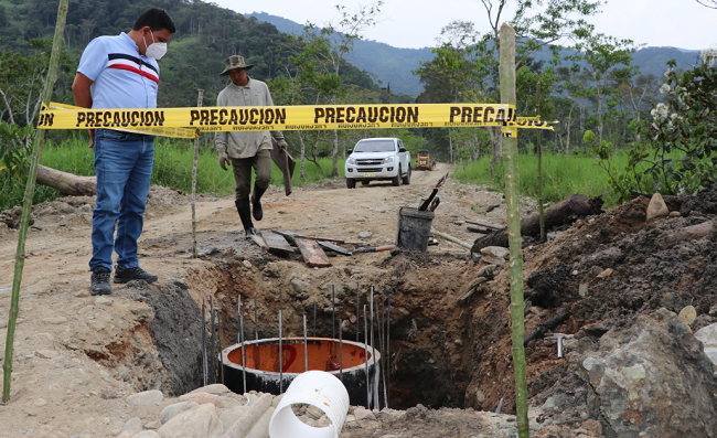 La obra de saneamiento ambiental cuenta con un monto de inversión que supera los doscientos quince mil dólares americanos