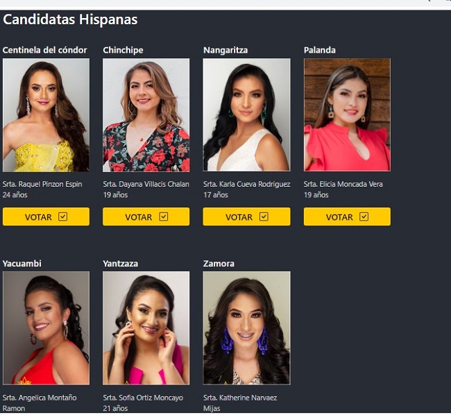 el viernes 06 de noviembre se realizará la coronación de las reinas de la provincia de la nacionalidad Saraguro, Shuar e Hispana .