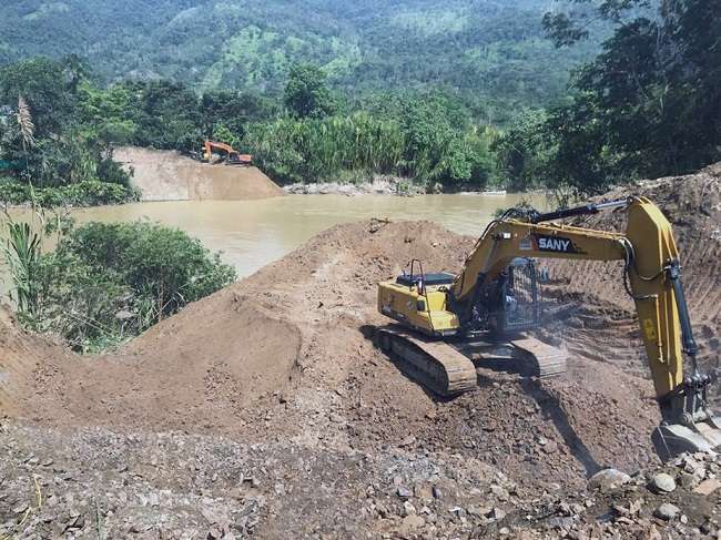 La Compañía ha desembolsado cerca de $2.4 millones de dólares, monto que contempla todas las obras contratadas por el GAD provincial de Zamora Chinchipe