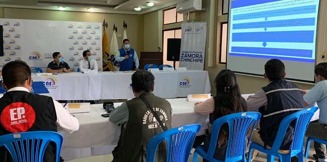 La capacitación tuvo lugar en el auditorio de la Casa de la Democracia,