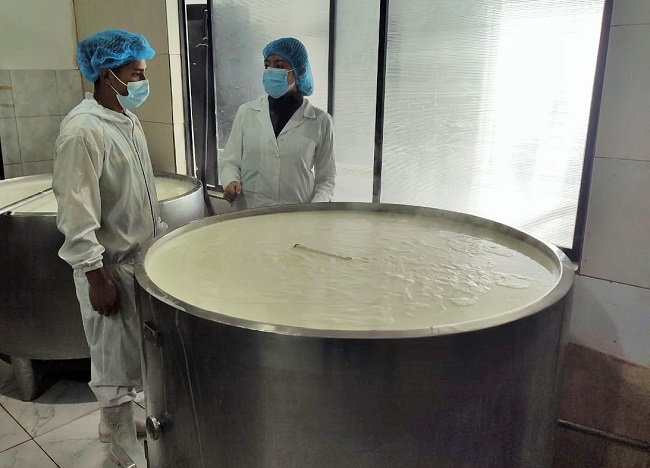 1260 litros de leche fueron controlados, comprobando el cumplimiento de los parámetros como acidez