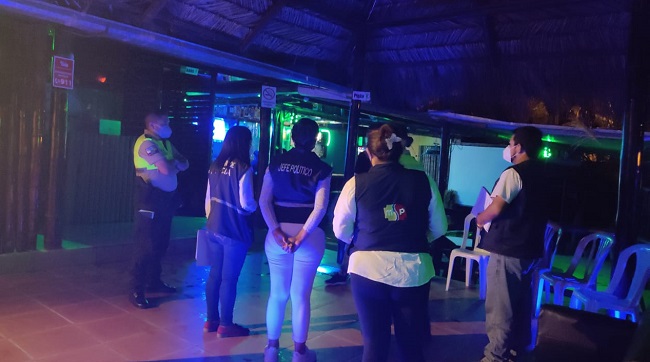 Un total de 106 locales controlados a nivel de provincia conjuntamente con Comisarios, Jefes y Tenientes Políticos