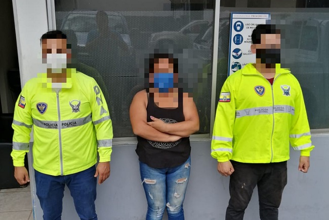 Policía encontraron 5.47 gramos cocaína y dos celulares.