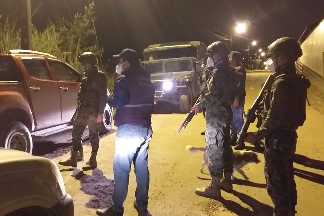 En Centinela del Cóndor, cinco personas fueron retiradas de espacios públicos