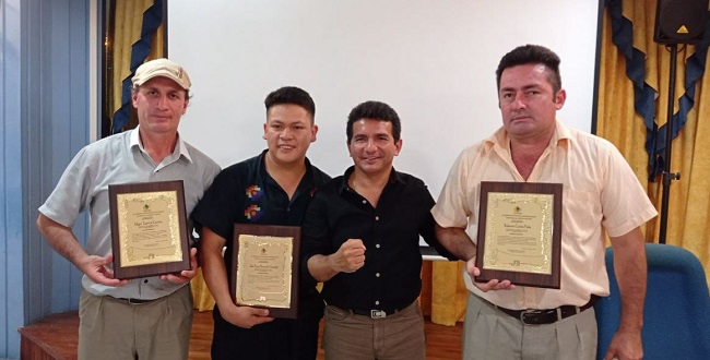 Los representantes de los Gobiernos Parroquiales que dos años fueron designados para ser consejeros provinciales