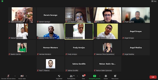 Frente cívico realizó una reunión virtual llevada a efecto este 09 de enero del 2022.