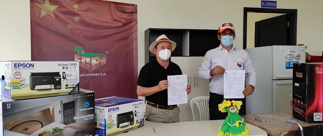 ECSA donó la entrega de mobiliario, menaje y equipos informáticos para la adecuación del centro diurno.