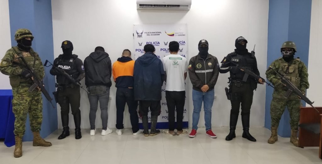 Los detenidos son de nacionalidad ecuatoriana