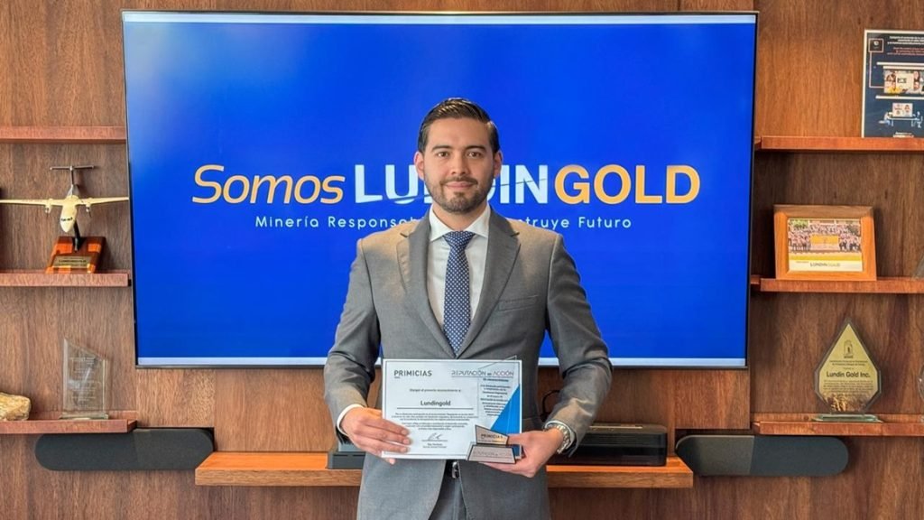 Pie de foto: Juan José Herrera, gerente senior de Sostenibilidad de Negocios de Lundin Gold.