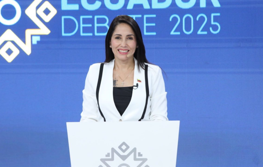 Luisa González, candidata a la Presidencia del Ecuador.